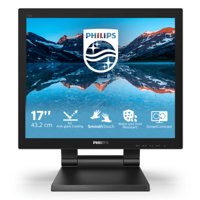 PHILIPS MONITOR TOUCH 17 LED TN 5:4 1280x1024 1MS 250 CDM. IP65. VGA/DVI/DP/HDMI. MULTIMEDIALE