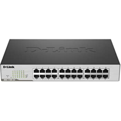 D-LINK SWITCH SMART MANAGED 24 PORTE GIGABIT. FANLESS. 802.1Q VLAN. 802.1p QoS. 11 RACKMOUNT INSTALLATION