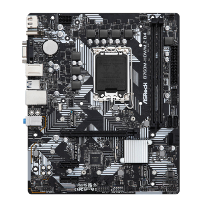 ASROCK MB B760. B760M-HDV/M.2 D4. LGA1700. 2 DDR4 . mATX