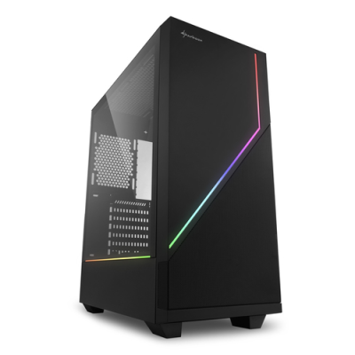 SHARKOON CASE RGB FLOW. ATX. 7 SLOTS EXPANSION. 2 USB 3.0. 1 USB 2.0DRIVE BAY DA 2.5`/3.5