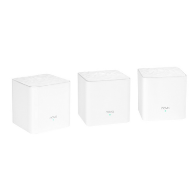 Tenda MESH WIFI nova MW3 3pack - 5GHz 867Mbps- 2.4GHz 300Mbps- 3P LAN Giga- BF & MU-MIMO