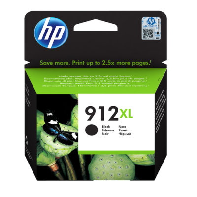 HP CART INK NERO 912 XL PER OFFICEJET 8012. 8013. 8014. 8015. 8022. 8024. 8025. 8035 TS