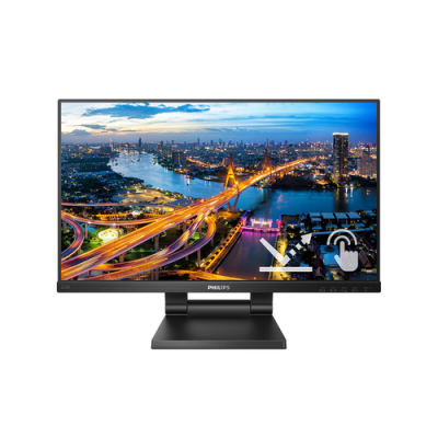 PHILIPS MONITOR TOUCH 21.5 LED TN 16:9 FHD 4MS 250 CDM. VGA/DP/HDMI. MULTIMEDIALE