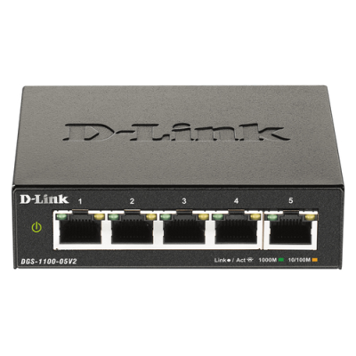 D-LINK SWITCH 5 PORTE GIGABIT MANAGED