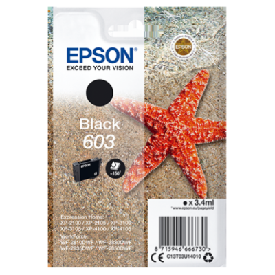 EPSON CARTUCCIA INK NERO. STELLA MARINA. 603
