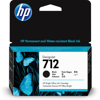 HP 712 38ml Black DesignJet