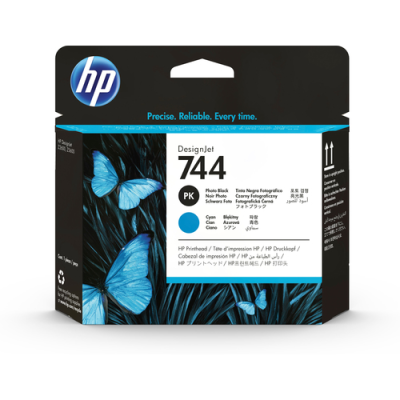 HP CART INK 744 CIANO + NERO FOTO