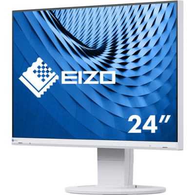 EIZO MONITOR 23.8 LED IPS 16:9 FHD 5MS 250 CDM. DVI/DP/HDMI. PIVOT. MULTIMEDIALE. FLEX EV2460 BIANCO
