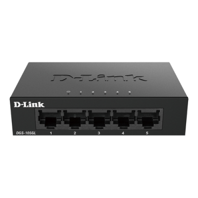 D-LINK SWITCH 5 PORTE GIGABIT UNMANAGED ETHERNET METAL HOUSING