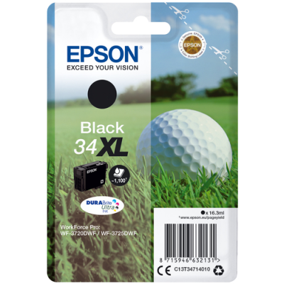 EPSON CART. INK NERO 34XL SERIE PALLINA DA GOLF
