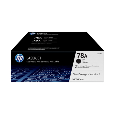 HP TONER NERO CE278A LASERJET SMART PRINT 2100 PAGINE (CONF 2 PZ) 78A