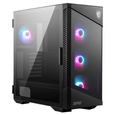 MSI CASE ATX MPG VELOX 100R MID-TOWER 1XVETRO TEMPERATO. 7 SLOT ESPANSIONE. 2X3.5/4X2.5. 3X120MM