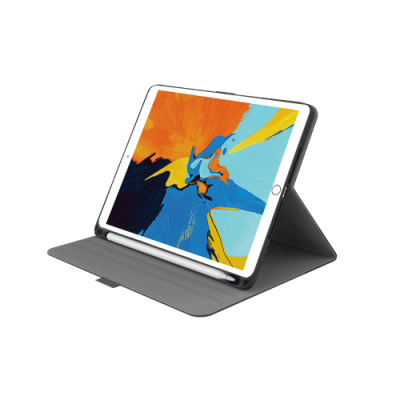 CUSTODIA IPAD 10.2 BLACK/GREY CYGNE TT WHIT HOLDER PENCIL