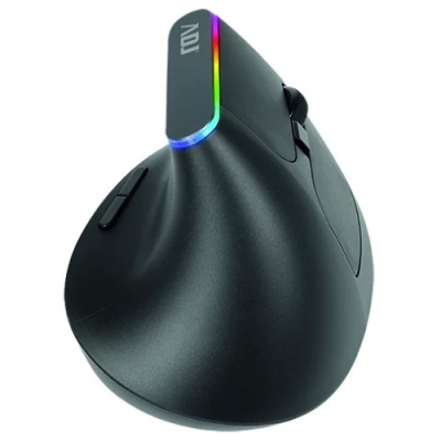 MOUSE WIRELESS OPTICAL SHARKMINI BK 800/1200/1600 RGBLIGHT SILENT CLICK