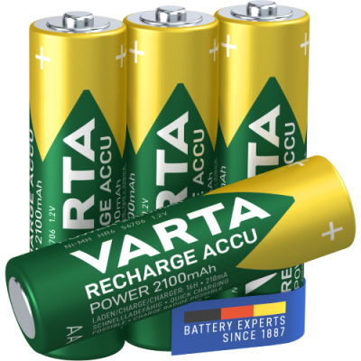BATTERIA STILO AA RICARICABILE 2100MAH CONF.BLISTER 4PZ
