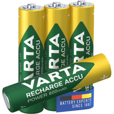 BATTERIA MINISTILO AAA RICARICABILE 800MAH CONF.BLISTER 4PZ