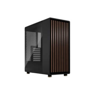 FRACTAL CASE MID TOWER NORTH CHARCOAL BLACK TG DARK