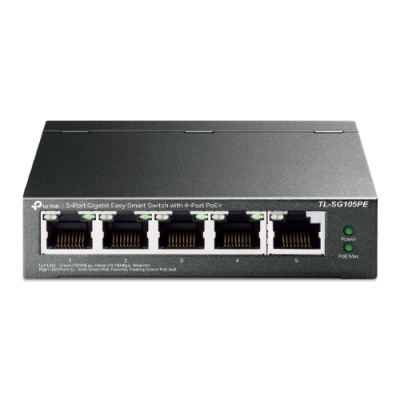SWITCH 5P GIGABIT 4P POE+ 1P NO POE