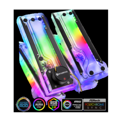 RAIJINTEK DISTRO PLATE ACHERON 360 D5 EVO RBW 5V ARGB 160ml 750l/h 21.7PSI