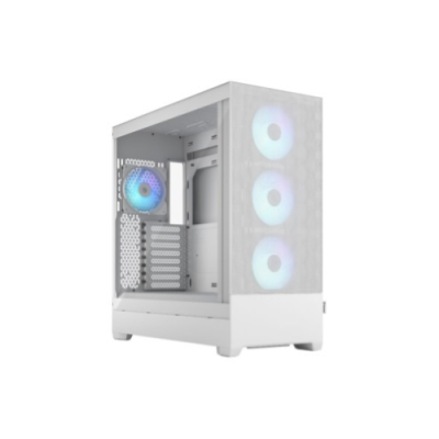 FRACTAL CASE TOWER POP XL AIR RGB WHITE TG CLEAR TINT