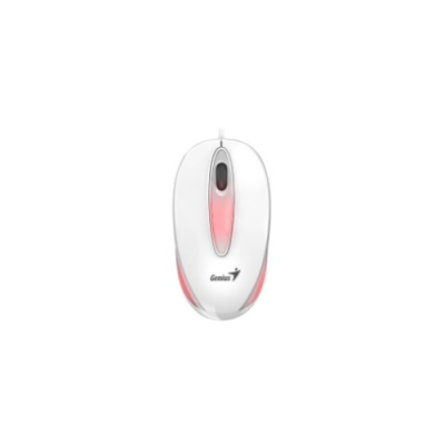GENIUS MOUSE USB DX-MINI FLASHING LED WHITE
