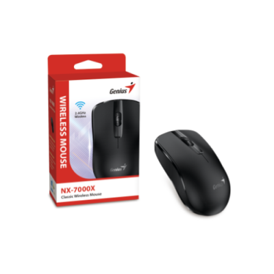 GENIUS MOUSE WIR. NX-7000X BLACK (batteria 1xAA)