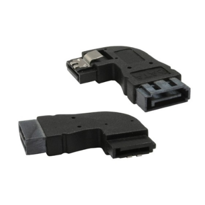InLine Adattatore SATA Typ-L 7pin femmina a SATA Typ-L 7pin maschio angolato a 90 gradi verso sinistra