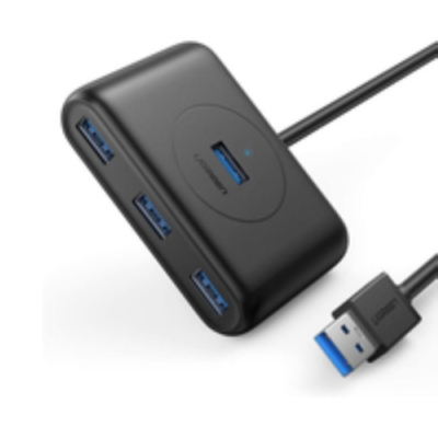 UGREEN HUB USB3.0 - 4 porte USB3.0- 0.5m (Black)