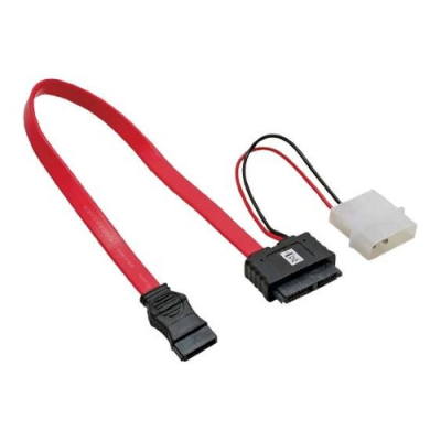 InLine Cavo SATA alimentazione da 15pin Power SATA maschio (Alim.) a 3x 15pin Power SATA femmina (HDD) 4pin femmina 5.25` (IDE
