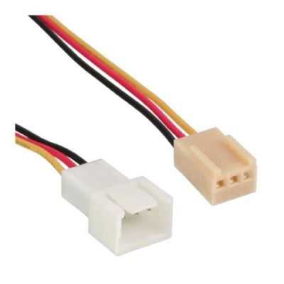 InLine Cavo prolunga alimentazione ventole 3pin maschio a 3pin femmina. 30cm