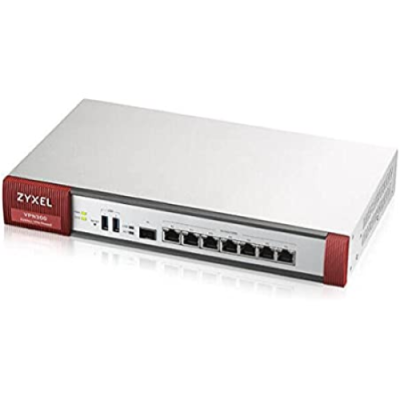 ZYXEL FIREWALL USG FLEX 100 SECURITY GATEWAY 1XWAN. 4XLAN. 1XUSB. VPN 40 IPSEC/L2TP. 30 SSL. AMAZON VPC. SSL INSPECTION. PCI DSS COMPLIANT. WLAN CONTROLLER 8 AP