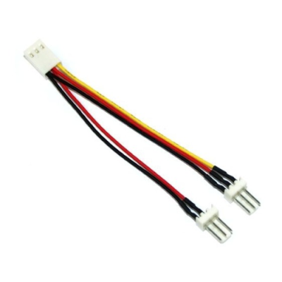 InLine Cavo alimentazione 2x ventola 3pin da 1x 3pin femmina 3.5(Mainboard). Supporta 2 Ventole