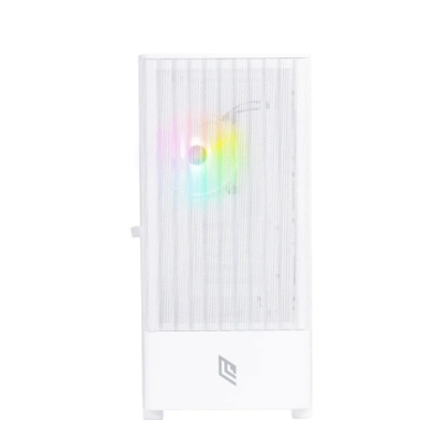 CASE MINI-TOWER NO PSU FOBIA L111 WHT 3USB3 1FAN ARGB VETRO TEMPERATO