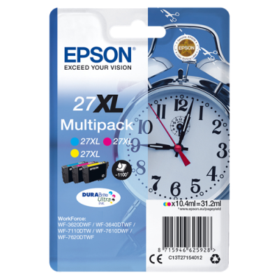 EPSON CART. INK MULTIPACK COLORE XL GIALLO + CIANO + MAGENTA PER WF-3620/3640/7110/7610/7620 SERIE SVEGLIA