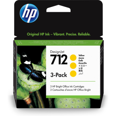 HP CART INK GIALLO 712. 3 PACK