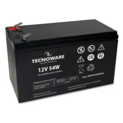 TECNOWARE POWER BATTERY TECNOWARE 12V 54W ( 11Ah) FASTON 6.3 MM LONG LIFE