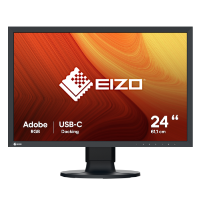 EIZO MONITOR 24 LED IPS 16:10 1920X1200 410 CDM. DVI/DP/HDMI. SRGB. CALIB HW. SW CALIB INCL. PIVOT.