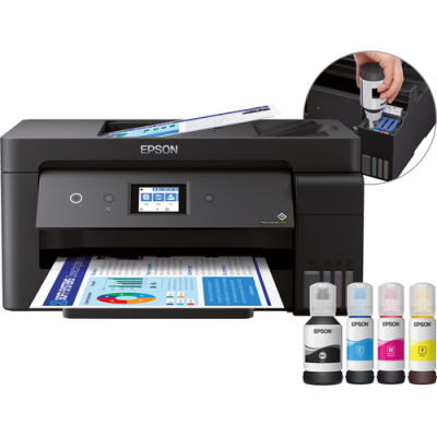 EPSON MULTIF. INK A3 COLORE. ECOTANK ET-15000. 24PPM. ADF. FRONTE/RETRO. USB/LAN/WIFI - 4 IN 1