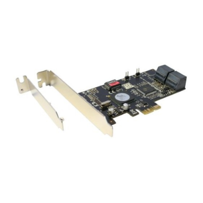 InLine Scheda Controller HDD SATA II RAID. 4 canali. PCIe ( PCI-Express ). RAID 0.1.5.10. Staffa Low profile inclusa.