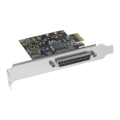 InLine Scheda parallela aggiuntiva. I0-Controller. PCIe ( PCI-Express ). 1x Sud-D 25pin femmina. Moschip MCS9904CV-AA