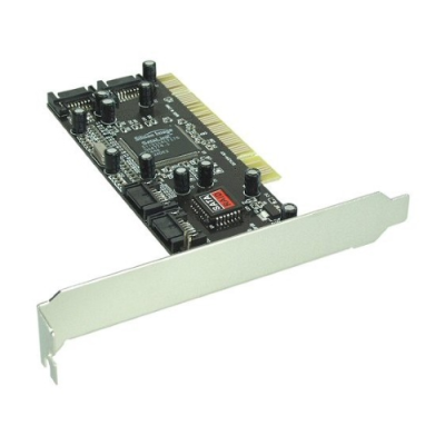 InLine Scheda Controller HDD SATA RAID. 4 canali. 32-bit PCI Bus. Raid 0. 1. 1?. Silicon Image SATA Link Sil3114 Chip