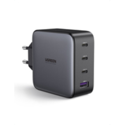 UGREEN Caricatore USB 100W GaN Nexode- 3x Type-C- 1xUSB3 Black