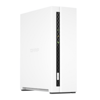 QNAP NAS TOWER 1BAY ARM 4CORE 1.8GHz 1xSATA 6GB/S 3.5`/2.5` 2GB RAM ON-BOARD 1xGbE. 1xUSB3.2 GEN1 1x
