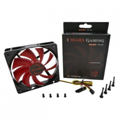 Mars Gaming MF12 Ventola Gaming da 120mm Red Light