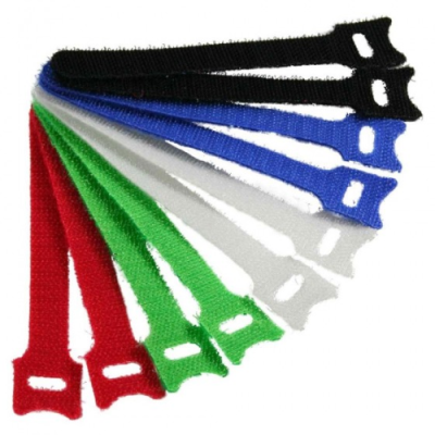 InLine Fascette velcro a strappo 12x240mm. vari colori. 10pz