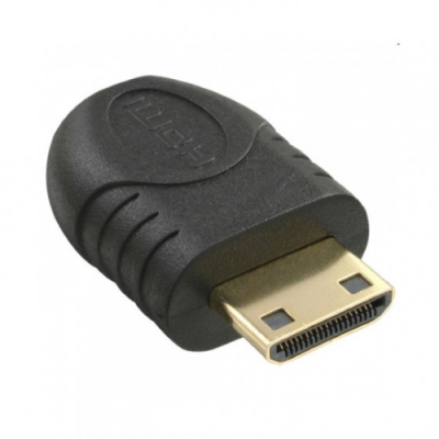 InLine Adattatore HDMI Mini 19pin Type-C maschio a HDMI Micro Type-D femmina. pin dorati