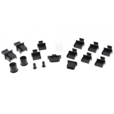 InLine Tappo di chiusura antipolvere protezione connettori e porte Pc/Server - Set 17pz