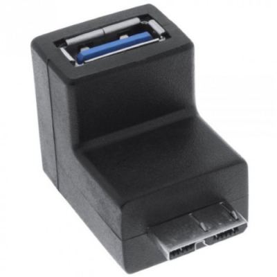 InLine Adattatore USB 3.0 Type-A femmina a Micro USB 3.0 Type-B maschio a 90 gradi
