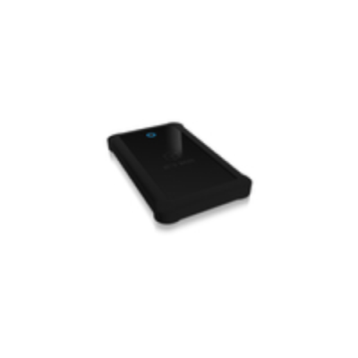 ICY BOX Case Esterno per SSD/HDD 2-5` a 1xUSB3.2 Gen1 Host- UASP- protezione in silicone