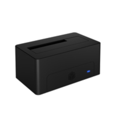 ICY BOX Docking Station per 1x 2-5` e 3-5` SATA I/II/III- USB 3.2 Gen 1- nero